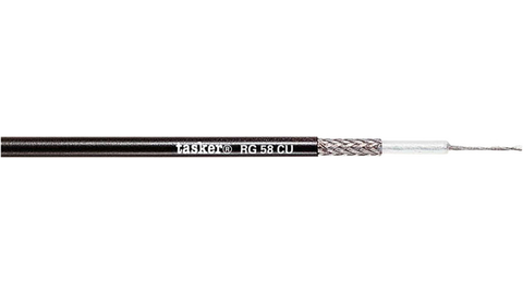 Koaksialkabel RG-58 C/U PVC 5mm 50 Ohm 