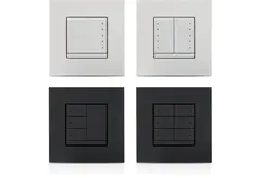 Crestron CLWI-KPLCN-ANTH Bryterpanel Innfelt Vegg, Crestnet Sort