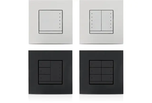 Crestron CLWI-KPLCN-ANTH Bryterpanel Innfelt Vegg, Crestnet Sort 