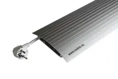 NORLink Gulvlist, aluminium 200 cm. Høyde 1,7cm Bredde 16cm