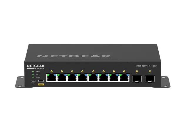 Netgear GSM4210PX AV Line M4250 8-Port | 8xPoE+ 220W | 2xSFP+ 