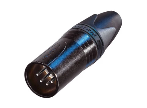 Neutrik NC5MXX-BAG 5P XLR Kabelplugg Han Sort 