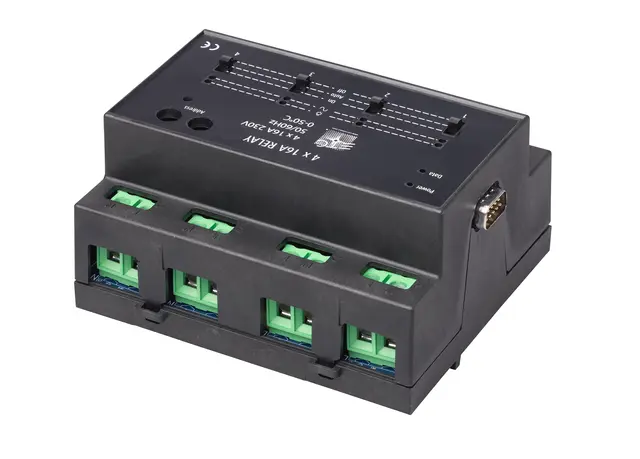 ETC EchoDIN 4 x 16A Relay, Single Pole, Reporting 