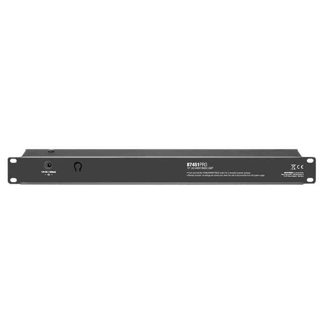 Adam Hall 19" LED Array Rack Light 1U white 