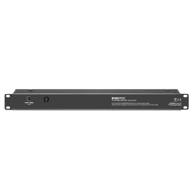 Adam Hall 19" LED Array Rack Light 1U multicolor 