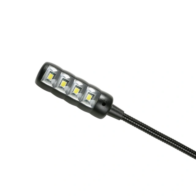 Adam Hall 19" Dual Gooseneck Cold White COB LED Rack Light 