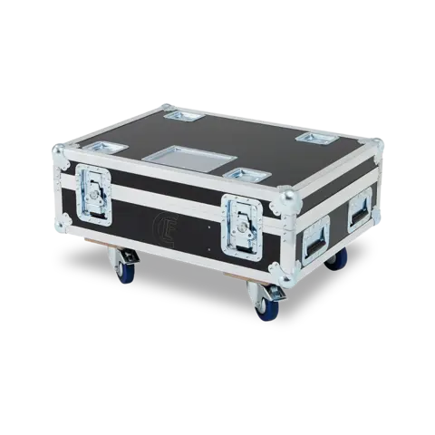 CLF Flightcase for 4x CLF Ledwash Wallwasher RGBW / CW / WW / XL + accesso