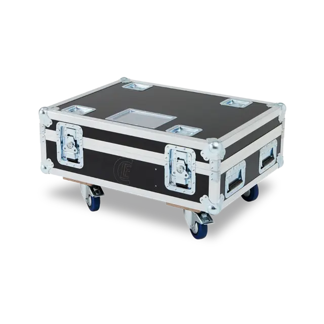 CLF Flightcase for 4x CLF Ledwash Wallwasher RGBW / CW / WW / XL + accesso 
