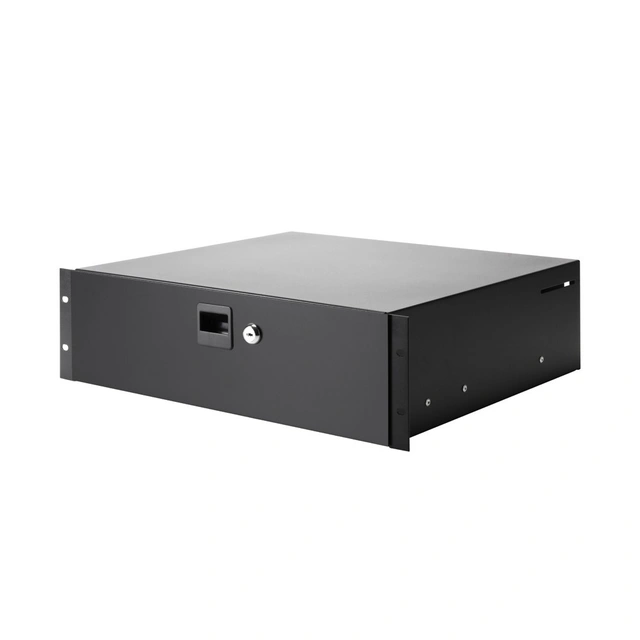 Adam Hall Skuffe19" 3U Rack Drawer with lock | steel 