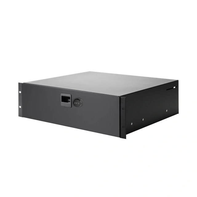 Adam Hall Skuffe19" 3U Rack Drawer with combination lock | steel 