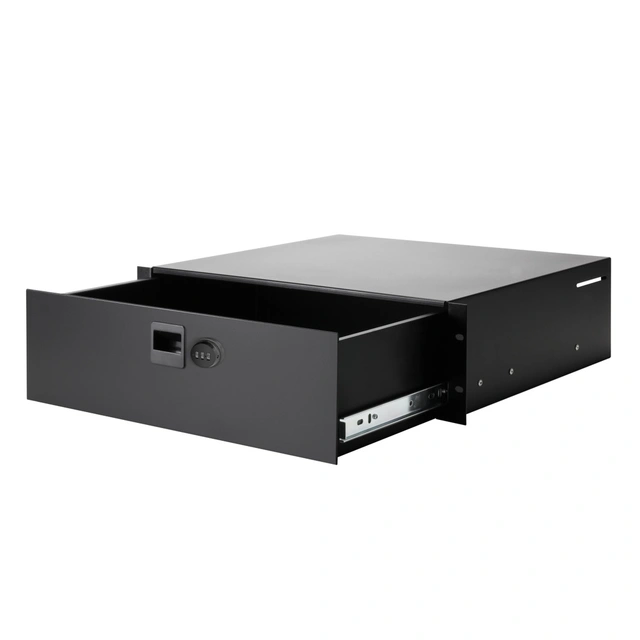 Adam Hall Skuffe19" 3U Rack Drawer with combination lock | steel 