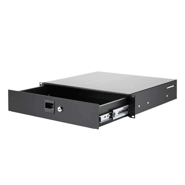 Adam Hall Skuffe19" 2U Rack Drawer with lock | steel 