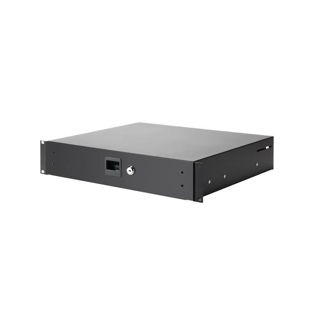 Adam Hall Skuffe19" 2U Rack Drawer with lock | aluminium 