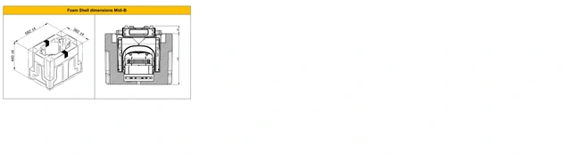 Claypaky Foam Shell For Midi-B / Midi-B WW 