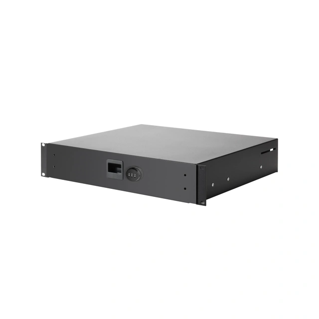 Adam Hall Skuffe19" 2U Rack Drawer with combination lock | aluminium 