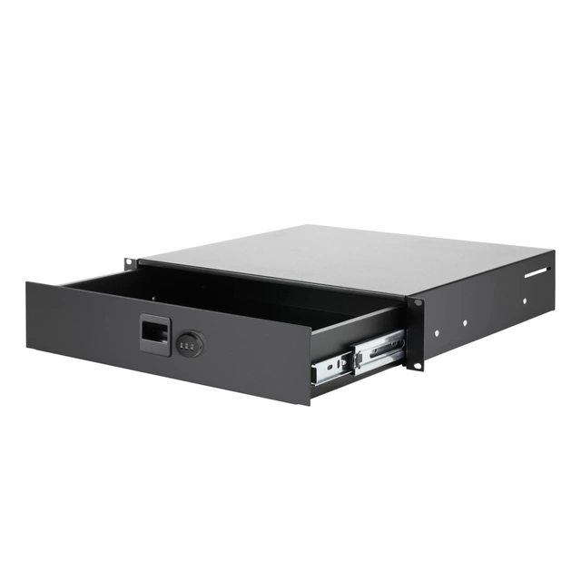 Adam Hall Skuffe19" 2U Rack Drawer with combination lock | steel 