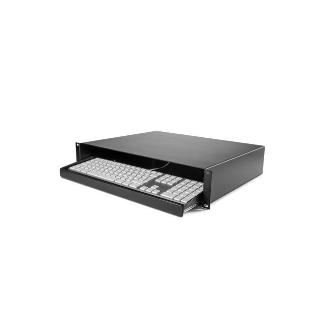 Adam Hall Skuffe19" 2U Rack Drawer with keyboard outlet | steel 