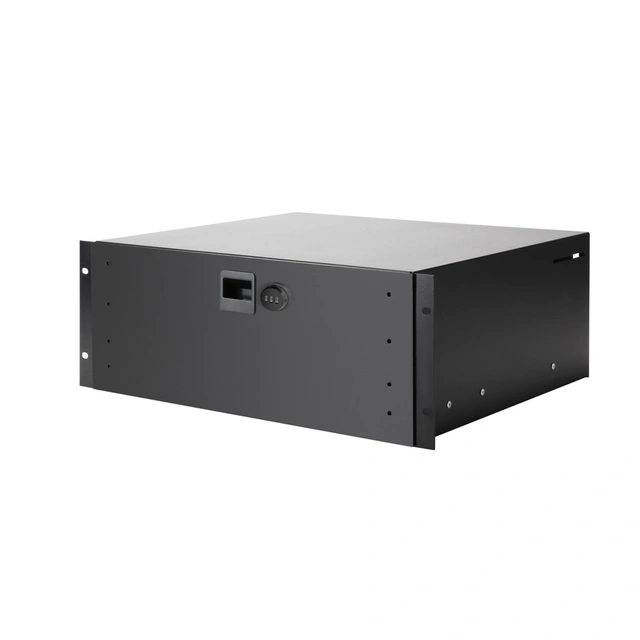 Adam Hall Skuffe19" 4URack Drawer with combination lock | aluminium 