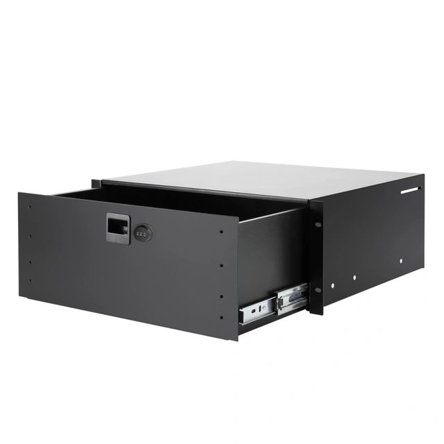 Adam Hall Skuffe19" 4URack Drawer with combination lock | aluminium 