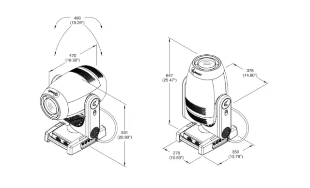 Claypaky AXCOR SPOT 400 Moving head 