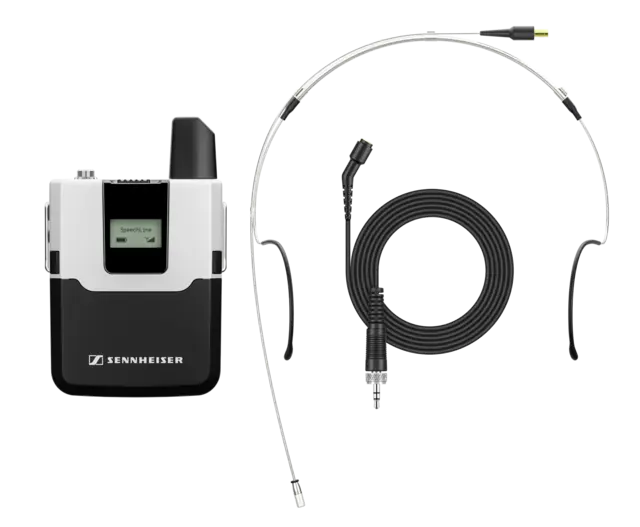 Sennheiser SL Bodypack - HM 1 KIT DW-3 mottaker, lommesender og hodemikrofon 