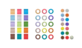Sennheiser EW-D COLOR CODING SET Farget merkingssett