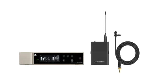 Sennheiser EW-D ME2 SET (Y1-3) Sett med mottaker, lommesender og mygg 