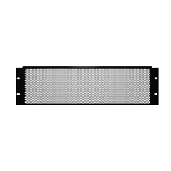 Adam Hall 19" U-Shaped Ventilation Panel with Round Holes, 3U