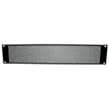Adam Hall 19" U-Shaped Ventilation Panel with Round Holes, 2U