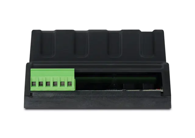 Visual DMXMerger DIN rail mounted DMX merger. 