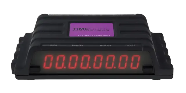Visual TimeCore Timecode generator, converter & display. 