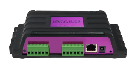 Visual IoCore 2 GPI+GPO GPI+GPO interface with RS-232 &amp; DMX.