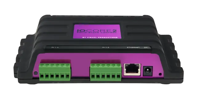 Visual IoCore 2 GPI+GPO GPI+GPO interface with RS-232 & DMX. 