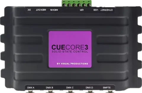 Visual Cuecore 3 -  4-Universe architectural lighting controller. 