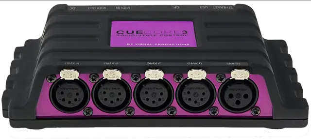 Visual Cuecore 3 -  4-Universe architectural lighting controller. 