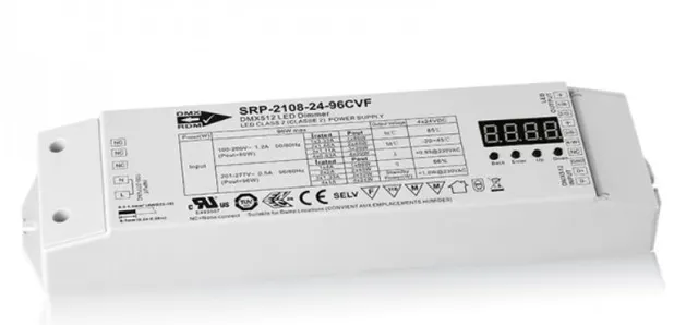 Protech DMX Driver, in 230v, 4ch. out 24V, 100W max total 