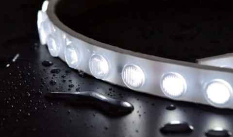 Protech Wall washer W3000k, 30°, 18w/m 48Led/m, IP67 5m 
