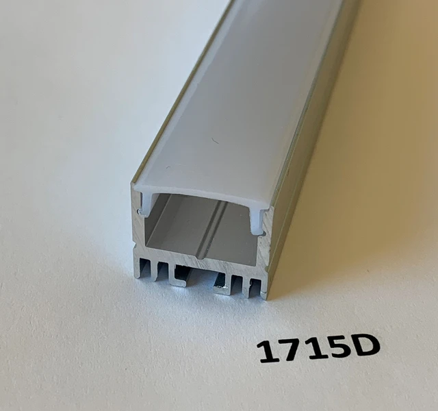 Protech Alu-profile for 12mm tape 2 meter x 17x15, heavy 