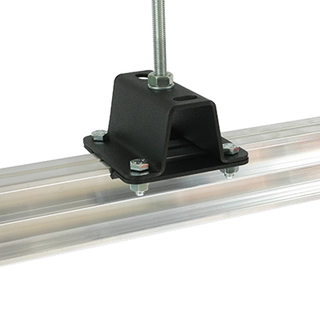 Doughty T85121 Studio Rail 80 Ceil Brack 50mm High (Top Hat) Suppl W/ Rail Clamps 