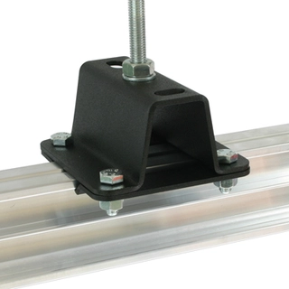 Doughty T84121 Studio Rail Ceiling Brack 50mm High (Top Hat) Suppl w/ Rail Clamps 