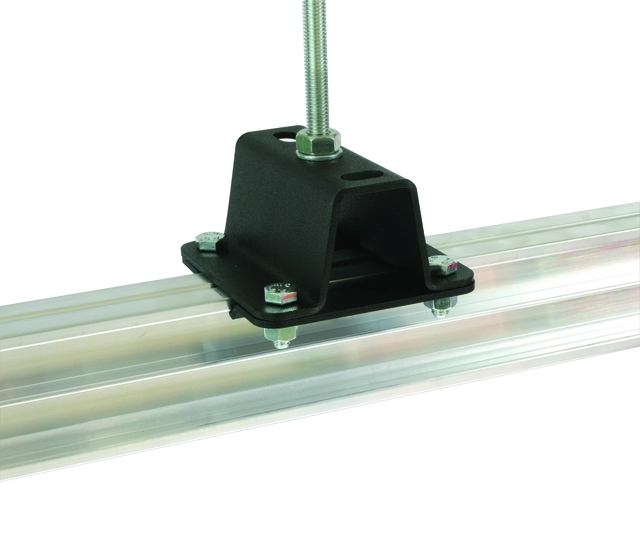 Doughty T84121 Studio Rail Ceiling Brack 50mm High (Top Hat) Suppl w/ Rail Clamps 