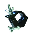 Dougthy T58011 Slimline Hook Clamp (C/W M12 Bolt &amp; Wingnut) (Black)