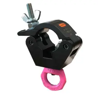 Dougthy T57204 Doughty Hanging Clamp With Pink Eye (750 kg) (Black) 