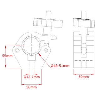 Dougthy T57120 Doughty Clamp With Easy Grip Handle 