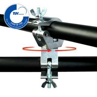 Dougthy T57110 Doughty Clamp Swivel Coupler (Black) 