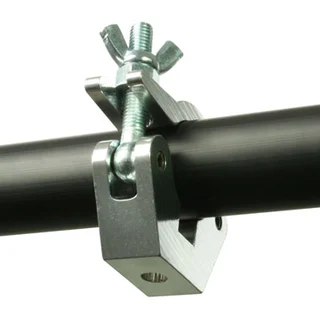 Dougthy T57011 Doughty Clamp Slimline Half Coupler (Black) 