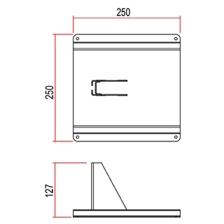 Doughty T54150 Floor Lighting Plate 