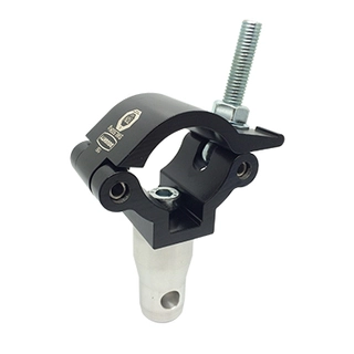 Doughty T45816 Clamp With Half Connector Lightweight (Black) 