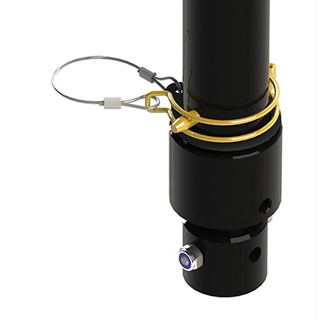 Doughty T45798 Adjustable Modular Extension 2.0M To 3.7M (Black) 