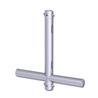 Doughty T45768 500Mm Tee With Through Connector (Black) 